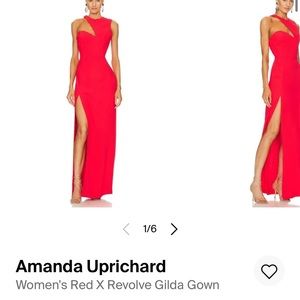 Amanda uprichard X Revolve Gilda Gown sold out dress